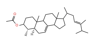 24-Methyl-23-dehydrolophenol acetate